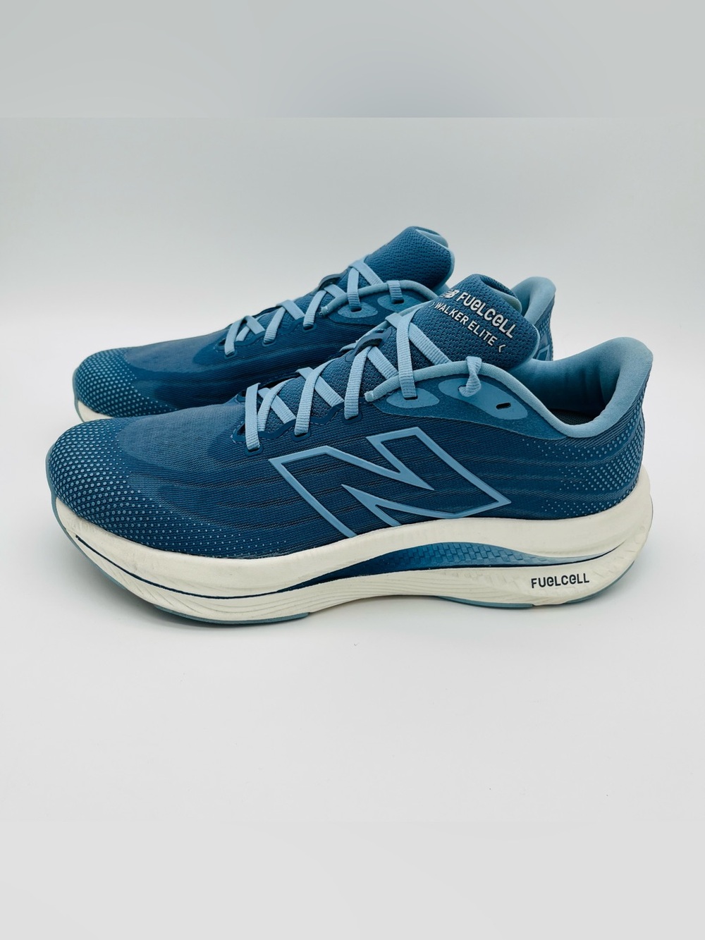 New Balance FuelCell Walker Elite Women’s 11 Wide (D) Heron/Chrome Blue Mens 9.5